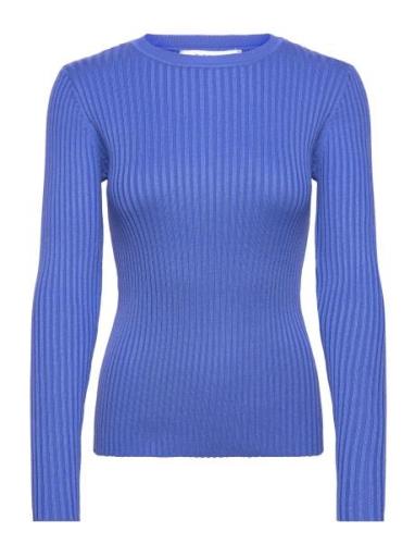 Srnoa Knit Tops Knitwear Jumpers Blue Soft Rebels