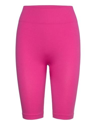 Onpjaia Life Hw Seam Long Shorts Noos Sport Shorts Cycling Shorts Pink...