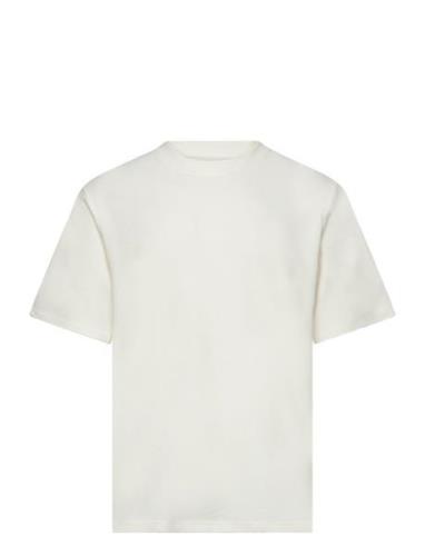 Jprbladamien Ss Tee Crew Neck Tops T-shirts Short-sleeved White Jack &...