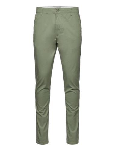 Sdjim Light Bottoms Trousers Chinos Green Solid