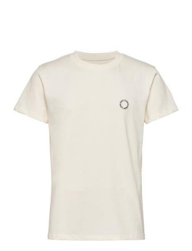 Stanley Organic Tee Tops T-shirts Short-sleeved Cream Clean Cut Copenh...