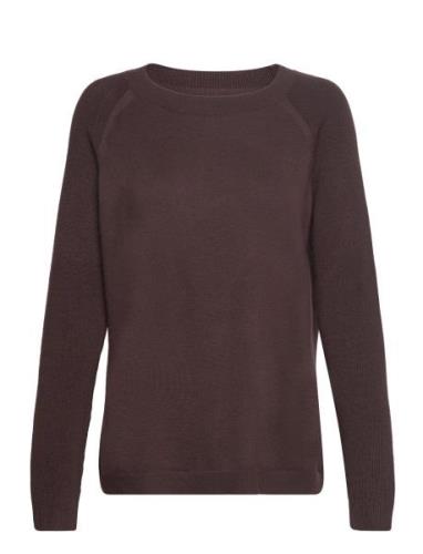 Fralma Pu 4 Tops Knitwear Jumpers Brown Fransa