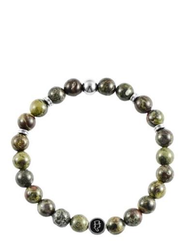 Beads Bracelet 8Mm Armband Smycken Green Edd.