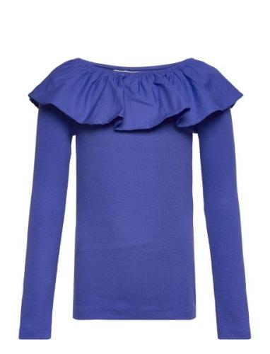 Renate Tops T-shirts Long-sleeved T-shirts Blue Molo