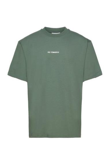 Boxy Tee S/S Artwork Designers T-shirts Short-sleeved Green HAN Kjøben...