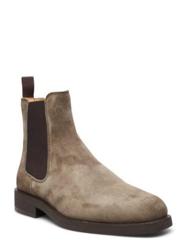 Rizmood Chelsea Boot Stövletter Chelsea Boot Brown GANT