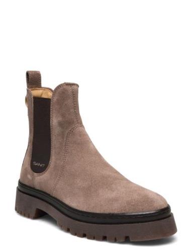 Aligrey Chelsea Boot Shoes Chelsea Boots Brown GANT