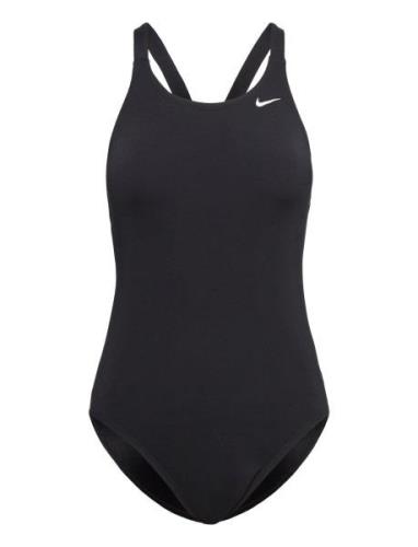 Nike W Fast Back Piece Solid Sport Swimsuits Black NIKE SWIM