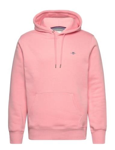 Reg Shield Hoodie Tops Sweat-shirts & Hoodies Hoodies Pink GANT