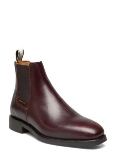 James Chelsea Boot Stövletter Chelsea Boot Brown GANT