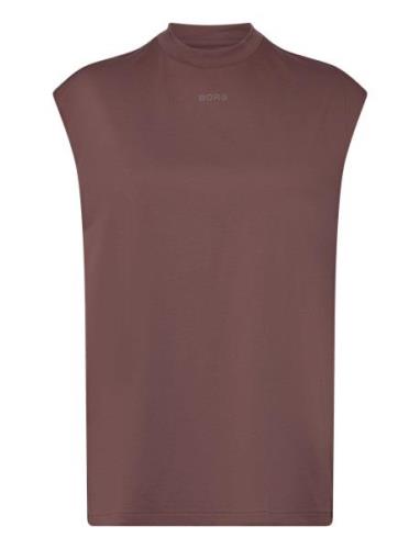 Studio Loose Fit Tank Tops T-shirts & Tops Sleeveless Brown Björn Borg