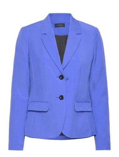 Blazer Blazers Single Breasted Blazers Blue Brandtex