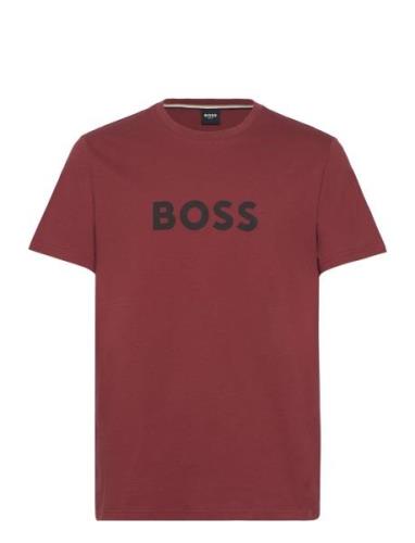 T-Shirt Rn Tops T-shirts Short-sleeved Red BOSS