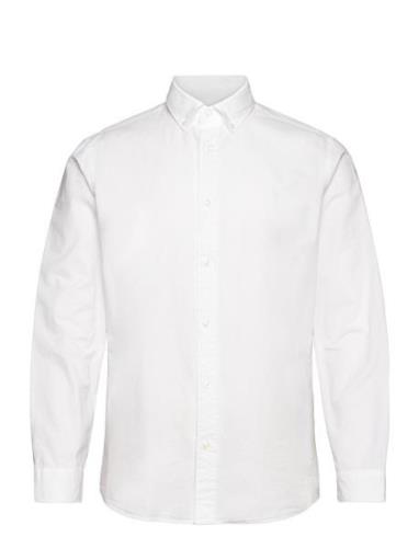 Slhslimrick-Poplin Shirt Ls Noos Tops Shirts Business White Selected H...