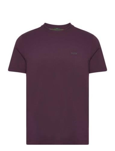 Tee Sport T-shirts Short-sleeved Purple BOSS