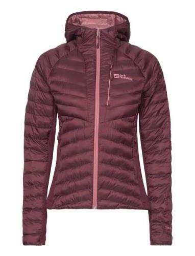 Routeburn Pro Ins Jkt W Sport Jackets Padded Jacket Burgundy Jack Wolf...