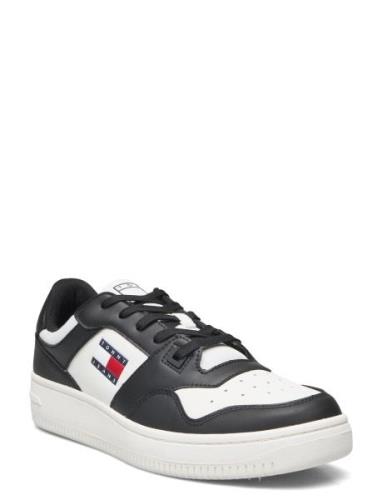 Tjm Retro Basket Ess Låga Sneakers Black Tommy Hilfiger