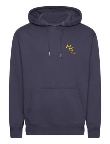 Hel Hooded Sweatshirt Tops Sweat-shirts & Hoodies Hoodies Navy Makia