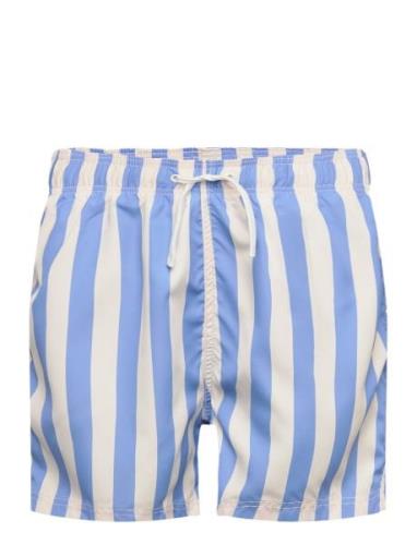 Swimshorts Aop Badshorts Blue Lindex