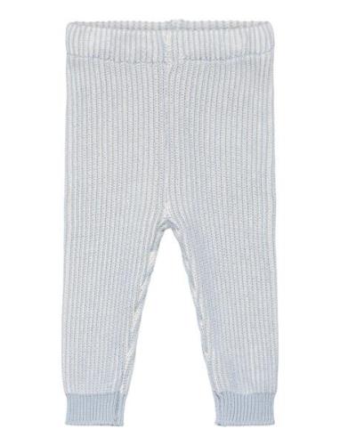 Brioche Knitted Pants Bottoms Trousers Blue Copenhagen Colors