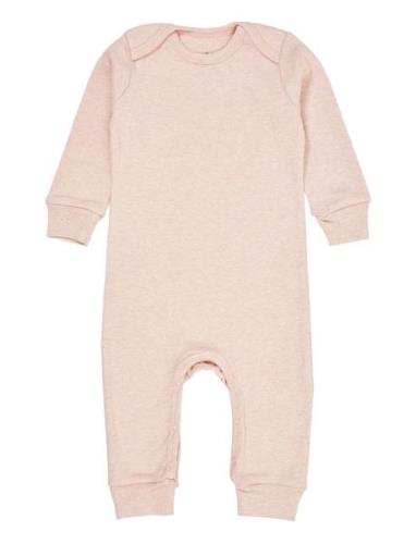 Melange Full Body Romper Långärmad Bodysuit Pink Copenhagen Colors