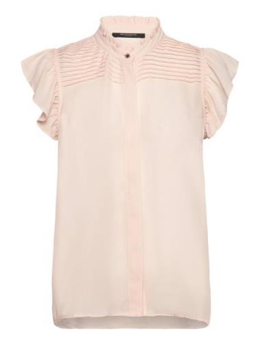 Camillabbnicole Shirt Tops Blouses Short-sleeved Pink Bruuns Bazaar