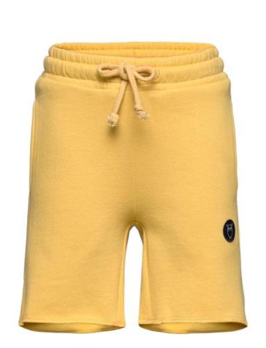 Sweat Shorts - Gots/Vegan Bottoms Shorts Yellow Knowledge Cotton Appar...
