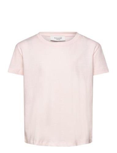 Organic T-Shirt Tops T-shirts Short-sleeved Pink Rosemunde Kids