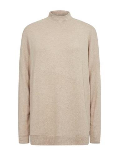 Sc-Biara Tops Knitwear Jumpers Beige Soyaconcept