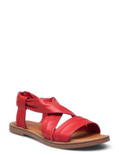 Sandal Platta Sandaler Red Sofie Schnoor