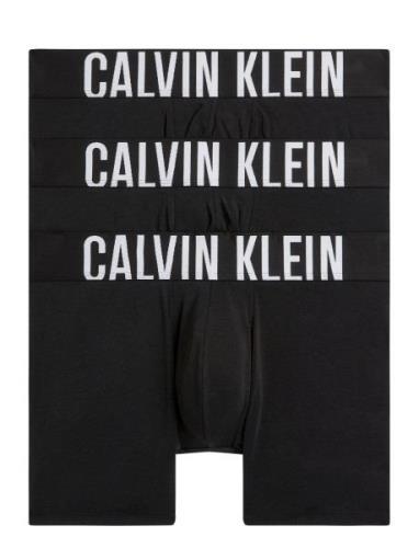 Boxer Brief 3Pk Boxerkalsonger Black Calvin Klein