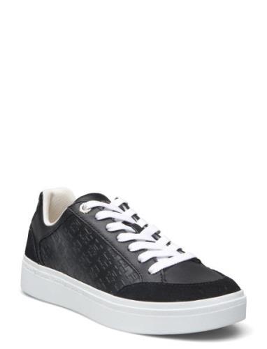 Court Sneaker Monogram Låga Sneakers Black Tommy Hilfiger