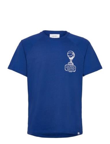 Tournament T-Shirt Tops T-shirts Short-sleeved Blue Les Deux