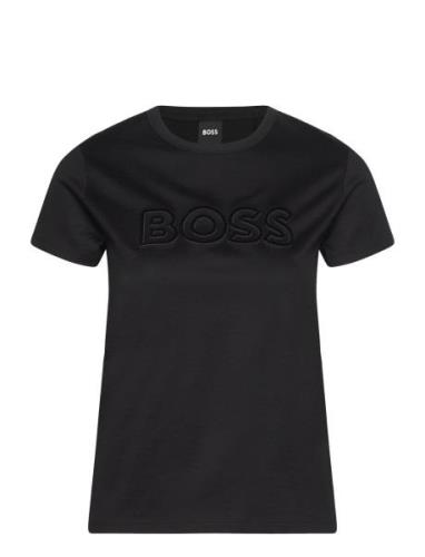 Eventsa_Logo1 Tops T-shirts & Tops Short-sleeved Black BOSS