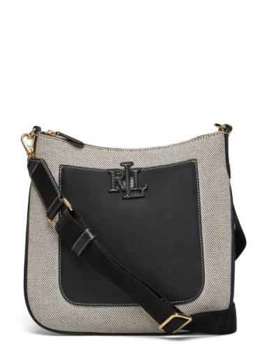 Canvas & Leather Large Cameryn Crossbody Bags Crossbody Bags Black Lau...