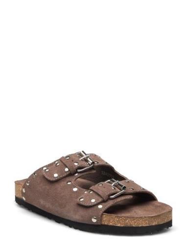 Slipper Platta Sandaler Brown Sofie Schnoor