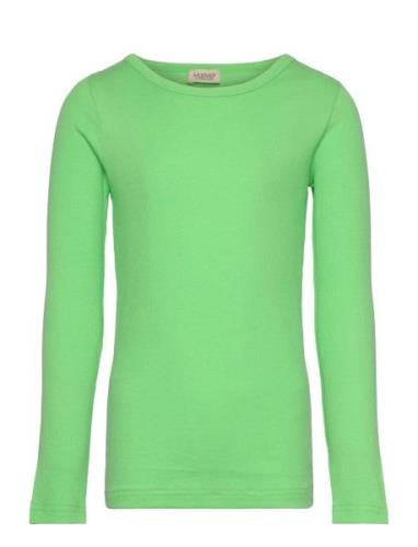 Tani Tops T-shirts Long-sleeved T-shirts Green MarMar Copenhagen