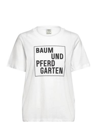 Jawo Designers T-shirts & Tops Short-sleeved White Baum Und Pferdgarte...