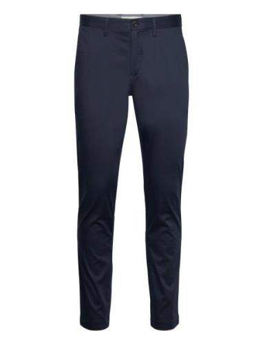 Slim Sports Chinos Bottoms Trousers Chinos Navy GANT