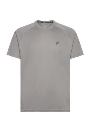 Rozzano Running Tee Tops T-shirts Short-sleeved Grey FILA