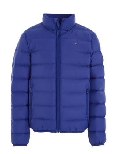 U Essential Light Down Jacket Fodrad Jacka Blue Tommy Hilfiger