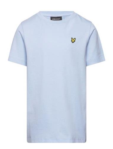 Plain T-Shirt Tops T-shirts Short-sleeved Blue Lyle & Scott