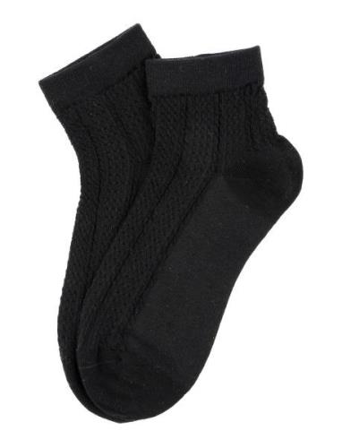 Sofie Ankle Socks Lingerie Socks Footies-ankle Socks Black SUI AVA