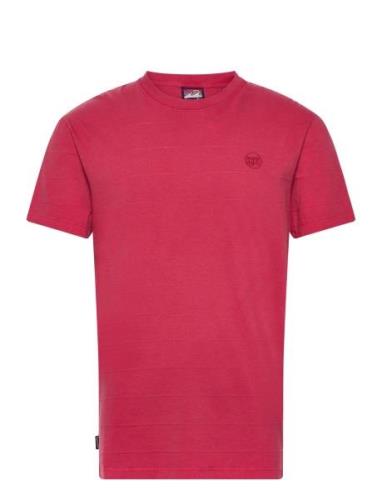 Vintage Texture Tee Tops T-shirts Short-sleeved Red Superdry