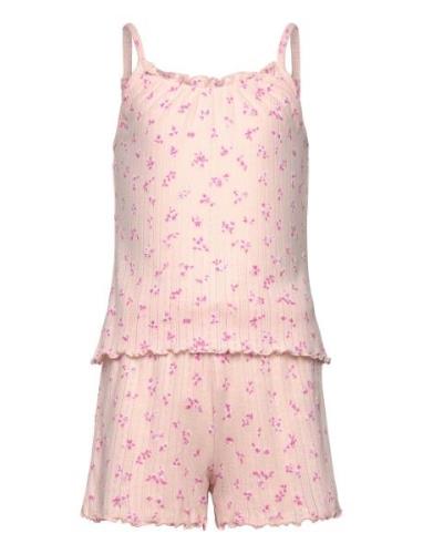 Pyjama Set Pointelle Singlet A Pyjamas Set Pink Lindex