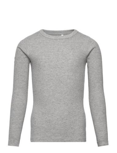 Nkfnakal Ls Top Noos Tops T-shirts Long-sleeved T-shirts Grey Name It