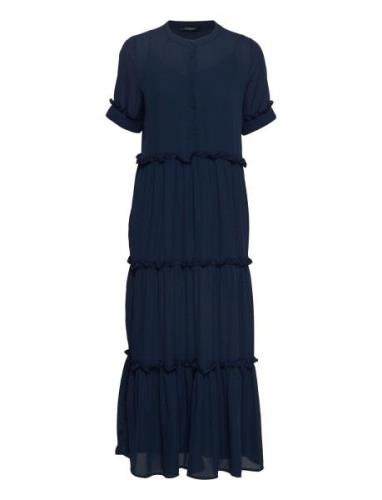 Marie Silje Dress Maxiklänning Festklänning Blue Bruuns Bazaar