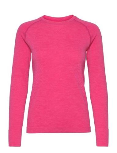 Core Dry Active Comfort Ls W Sport T-shirts & Tops Long-sleeved Pink C...