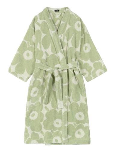 Unikko Bath Robe Home Textiles Bathroom Textiles Robes Green Marimekko...