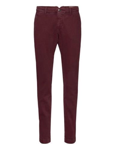 Semi Classic Comfort Ppt Str Vintage Bottoms Trousers Chinos Burgundy ...